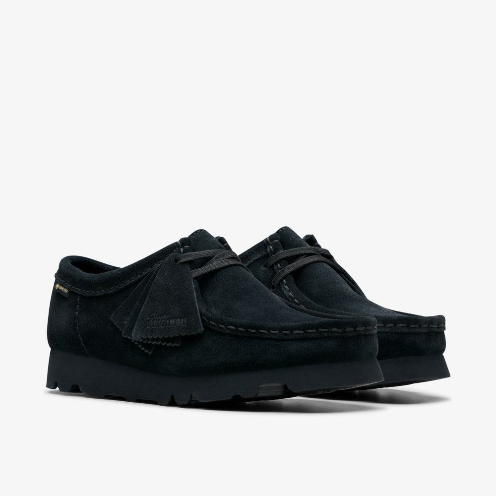 Wallabee GORE-TEX Black Suede | Clarks on Sale - Women