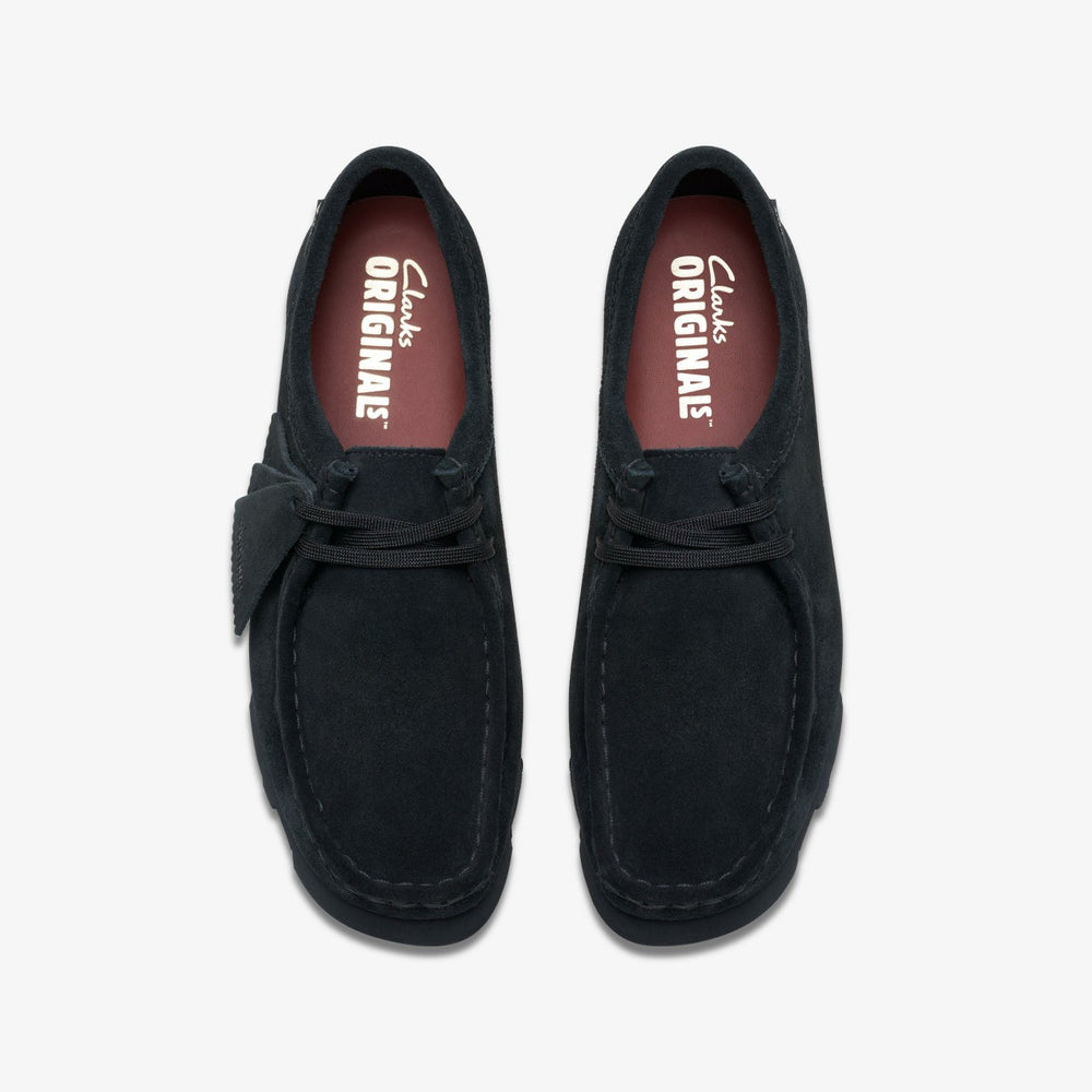 Wallabee GORE-TEX Black Suede | Clarks on Sale - Women