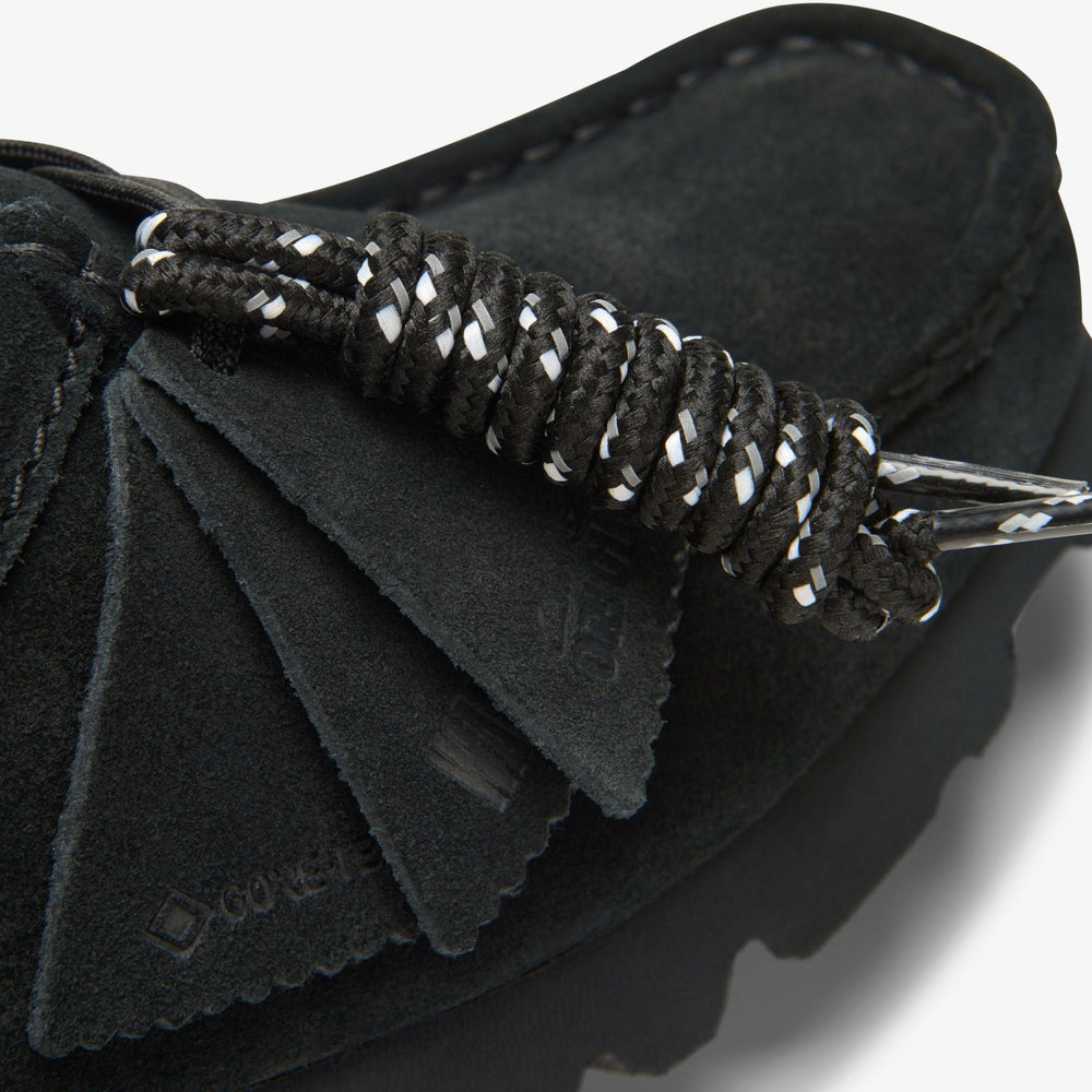 Wallabee GORE-TEX Black Suede | Clarks on Sale - Women