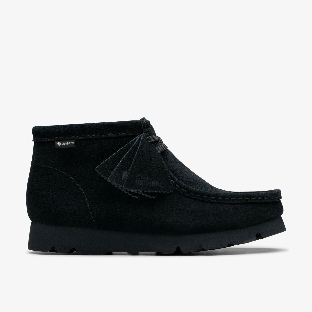Wallabee Boot GORE-TEX Black Suede | Clarks Sale - Women
