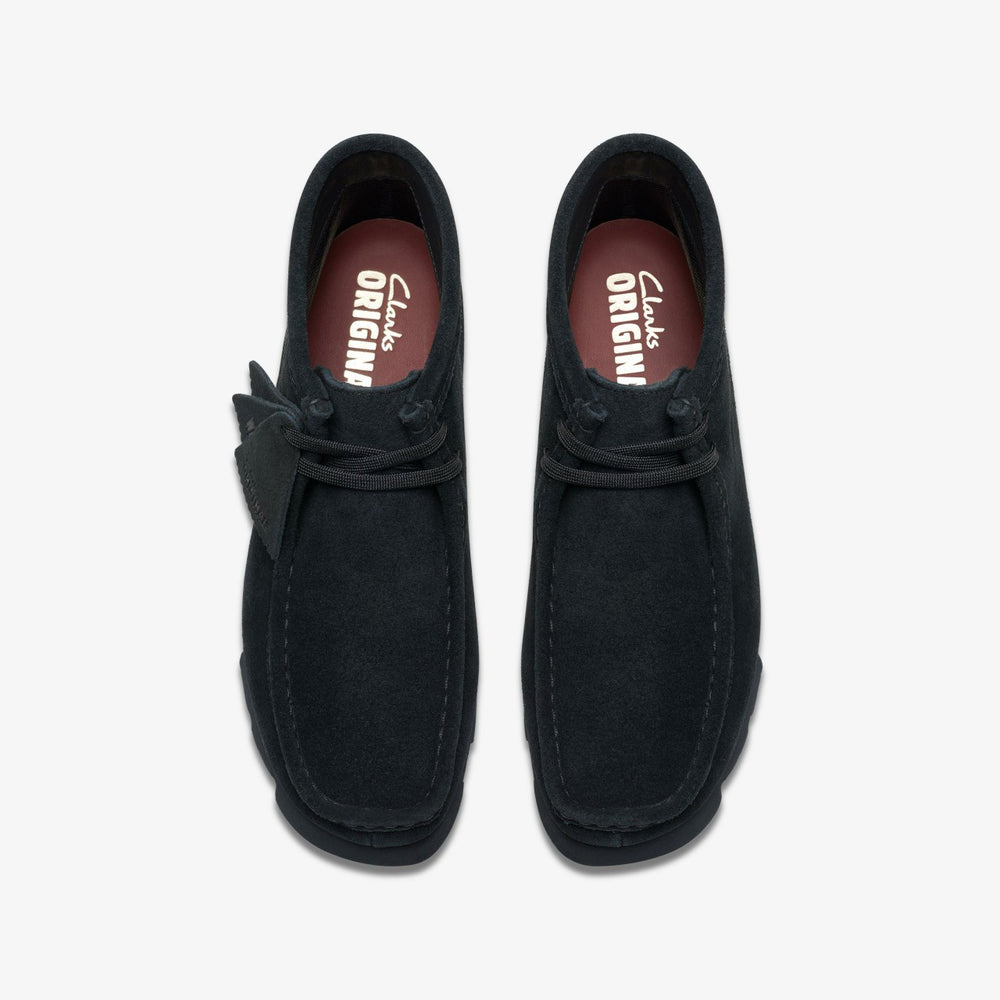 Wallabee Boot GORE-TEX Black Suede | Clarks Sale - Women