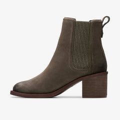 Chamberly Top Mole Grey Suede | Clarks for sale - Women