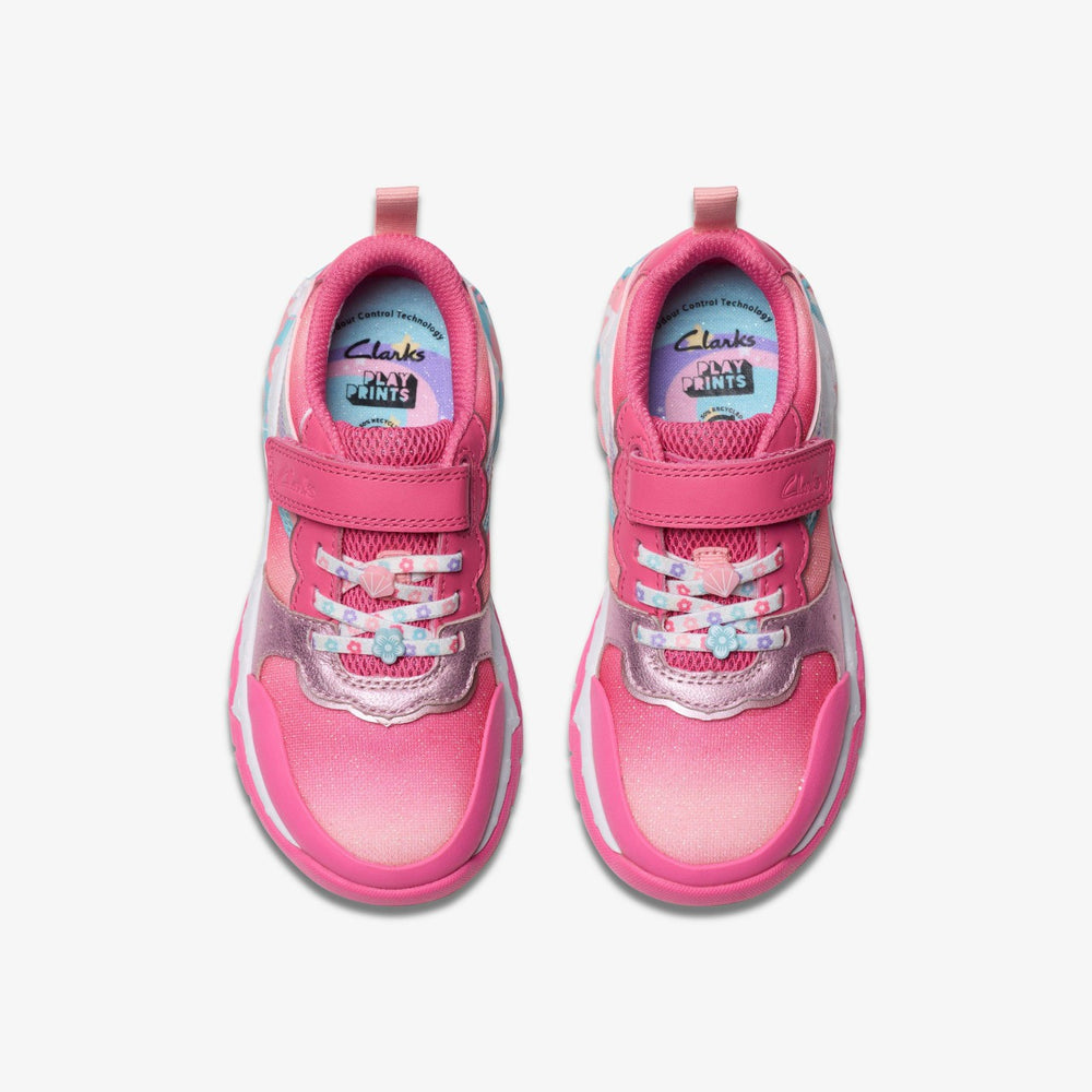 Tidal Star Kid Bright Pink Combination | Clarks Sale - Kids