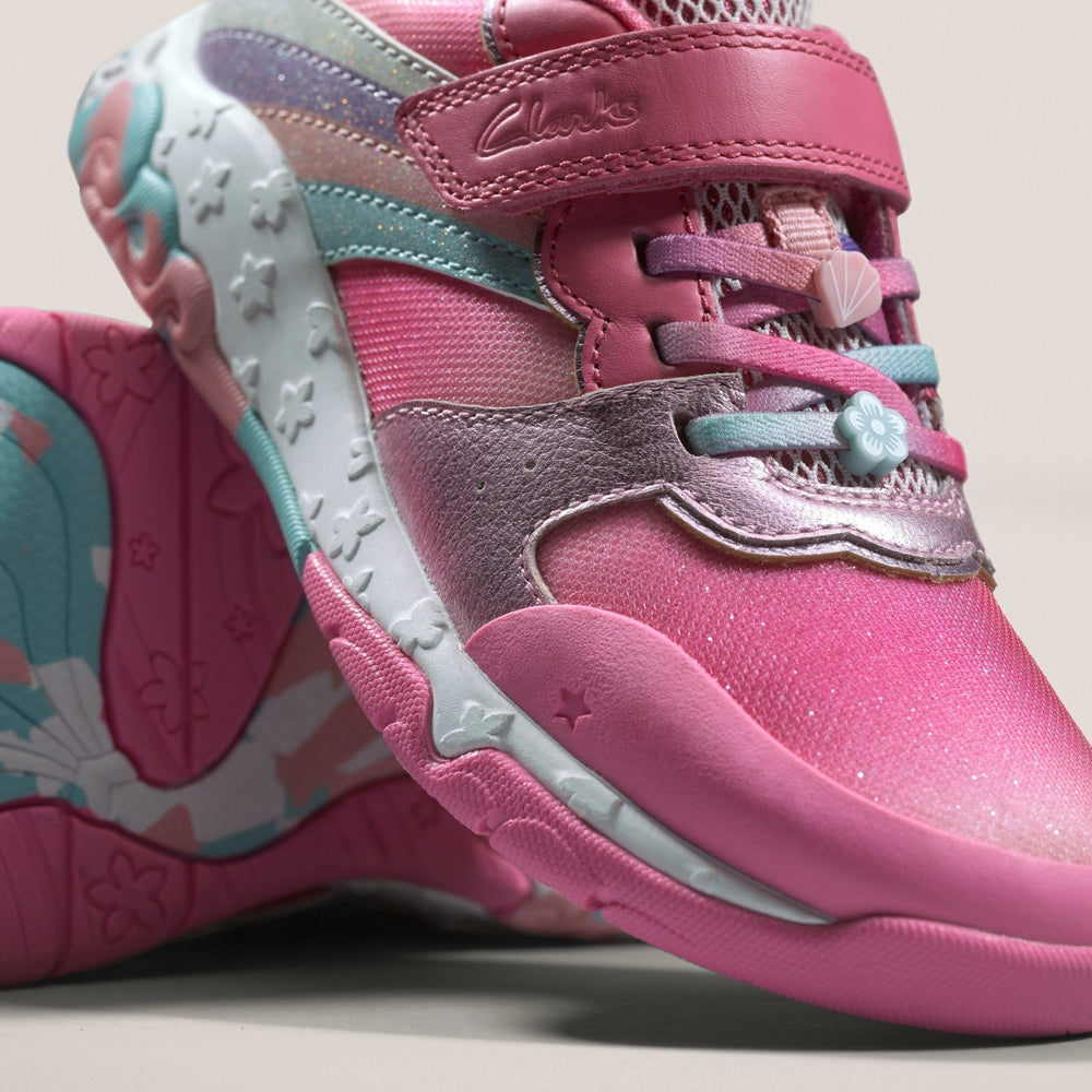 Tidal Star Kid Bright Pink Combination | Clarks Sale - Kids