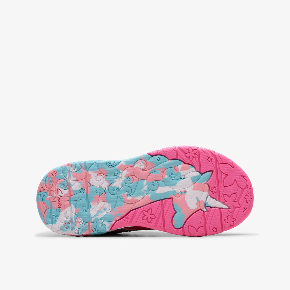 Tidal Star Kid Bright Pink Combination | Clarks Sale - Kids