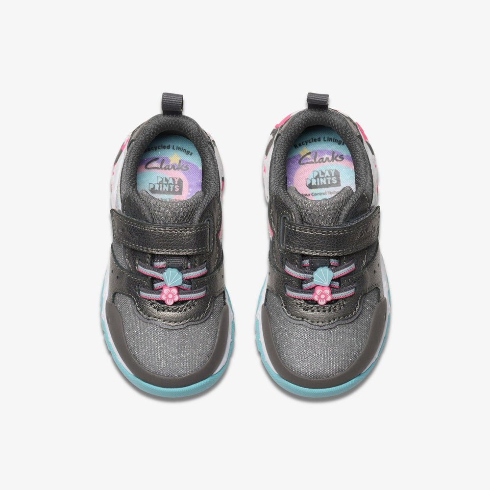 Tidal Star Toddler Gun Metal | Clarks for sale - Babies / Kids