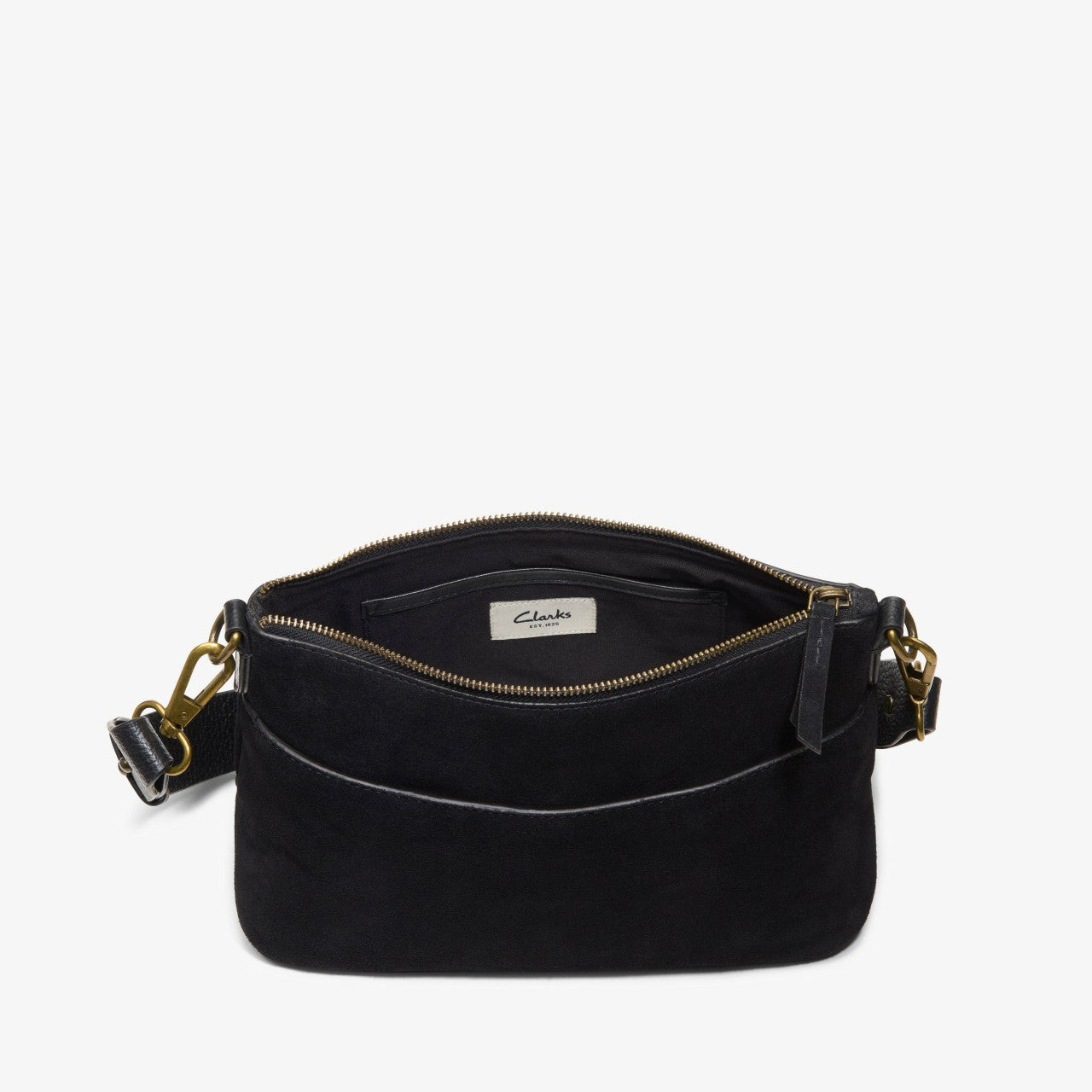 Willow Cross Black Suede | Clarks online - Women