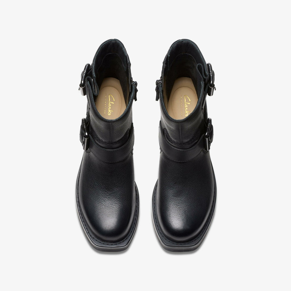 Rebelle Buckle Black Leather | Clarks outlet - Women