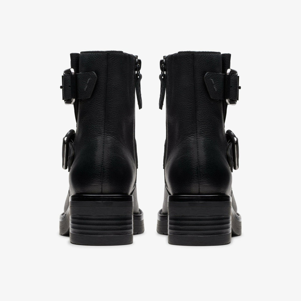 Rebelle Buckle Black Leather | Clarks outlet - Women