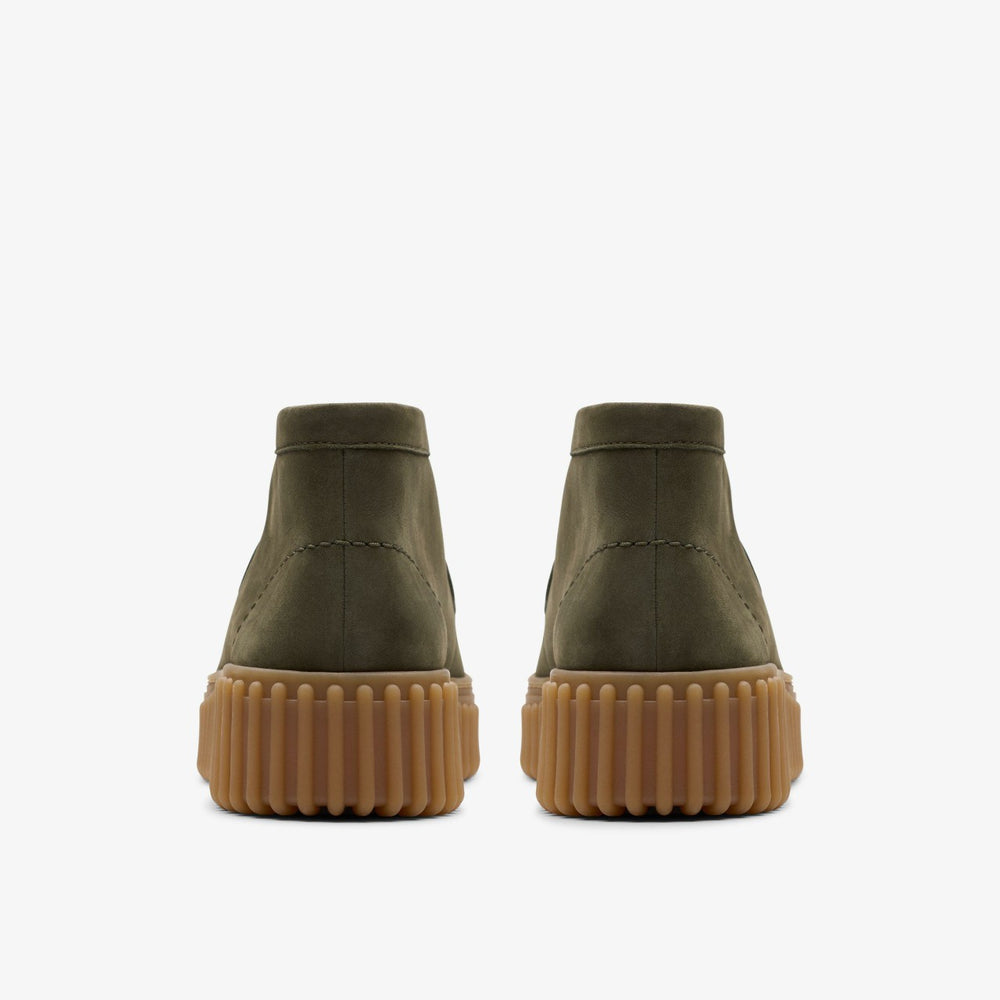 Torhill Moss Dark Green Nubuck | Clarks outlet - Women