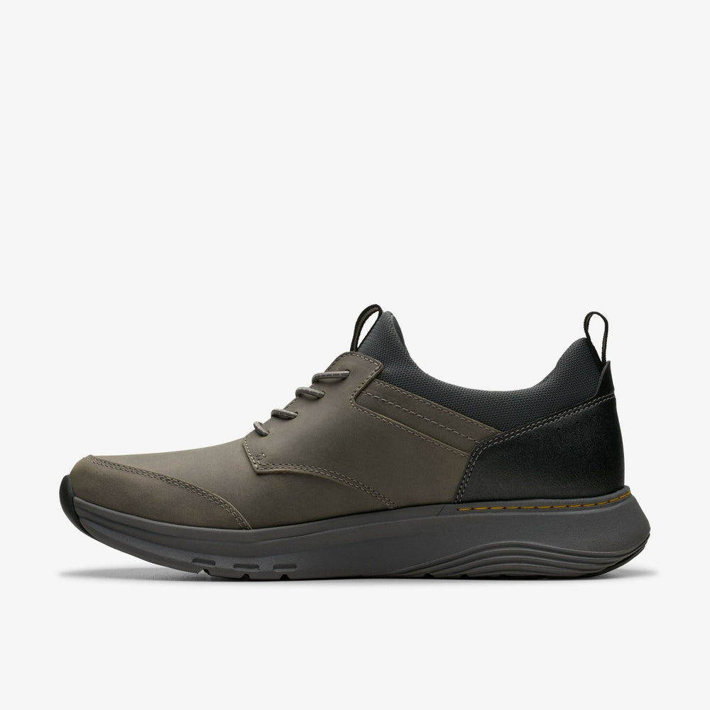 Motion Trek EZ Grey Leather | Clarks discount - Men
