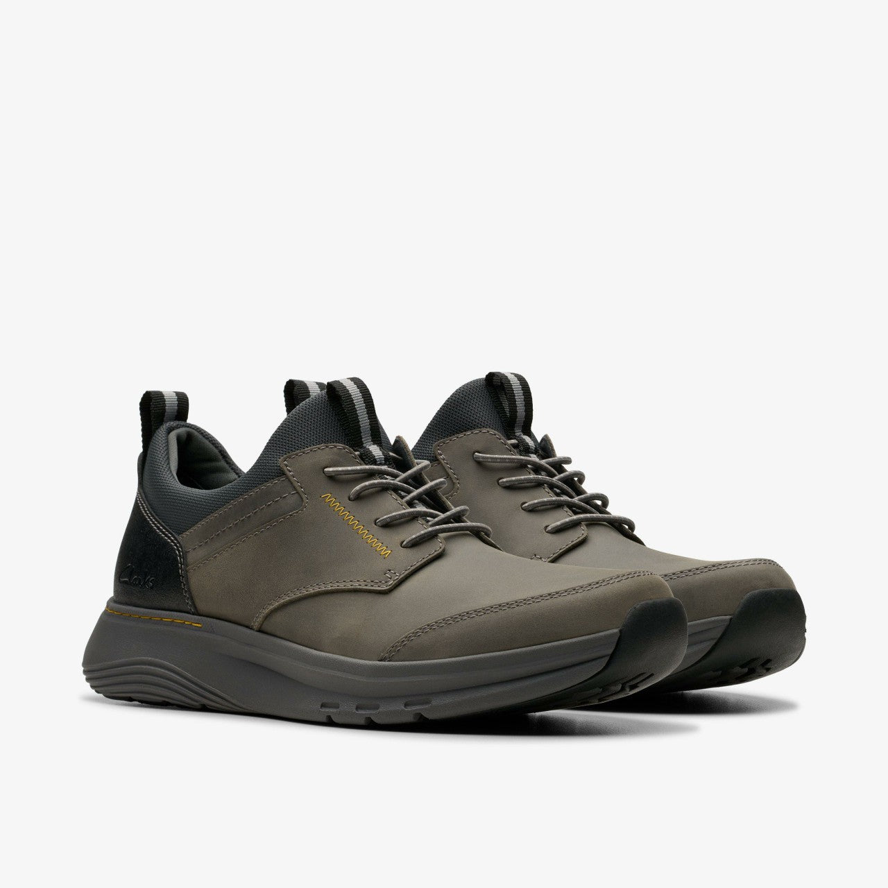 Motion Trek EZ Grey Leather | Clarks discount - Men