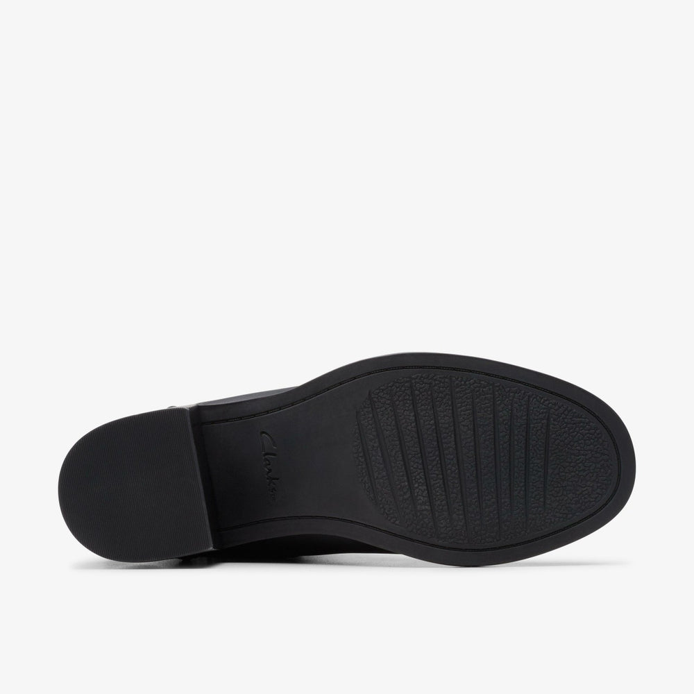 Chamberly Top Black Leather | Clarks Sale - Women