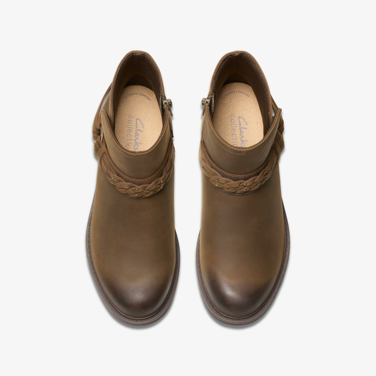 Hearth Kaylie Ankle Boot Mushroom Oily | Clarks discount - Women