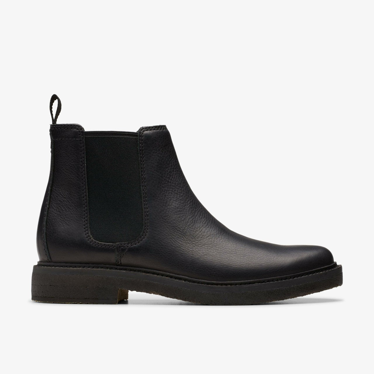 Clarkdale Easy Chelsea Boot Black Leather | Clarks discount - Men