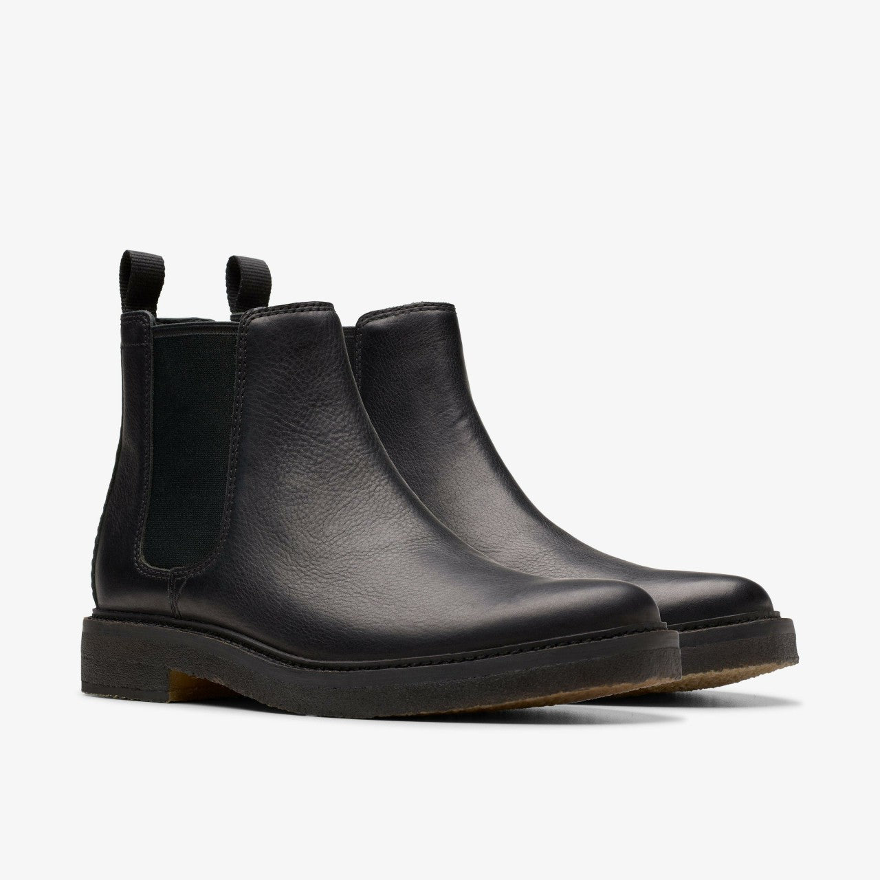 Clarkdale Easy Chelsea Boot Black Leather | Clarks discount - Men