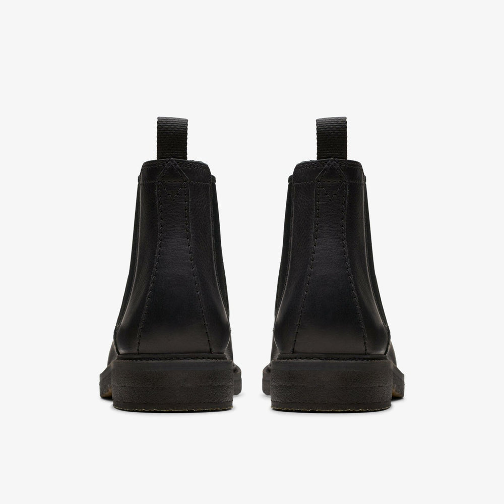 Clarkdale Easy Chelsea Boot Black Leather | Clarks discount - Men