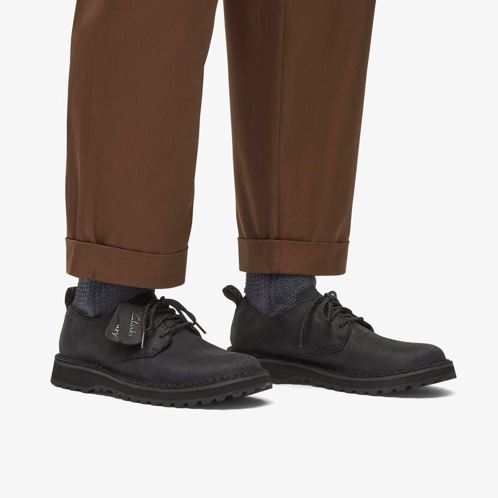 Solsbury Lace Black Leather | Clarks for sale - Men