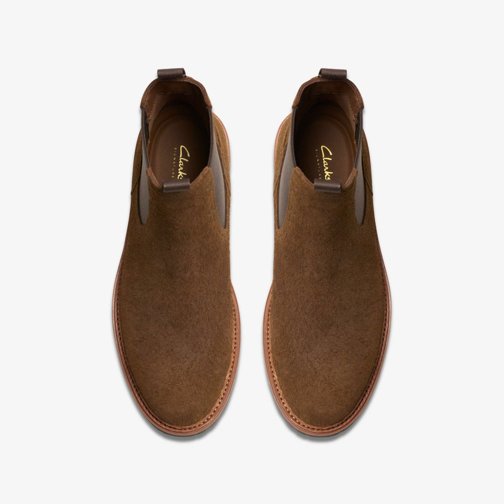 Clarkridge Top Brown Suede | Clarks discount - Men