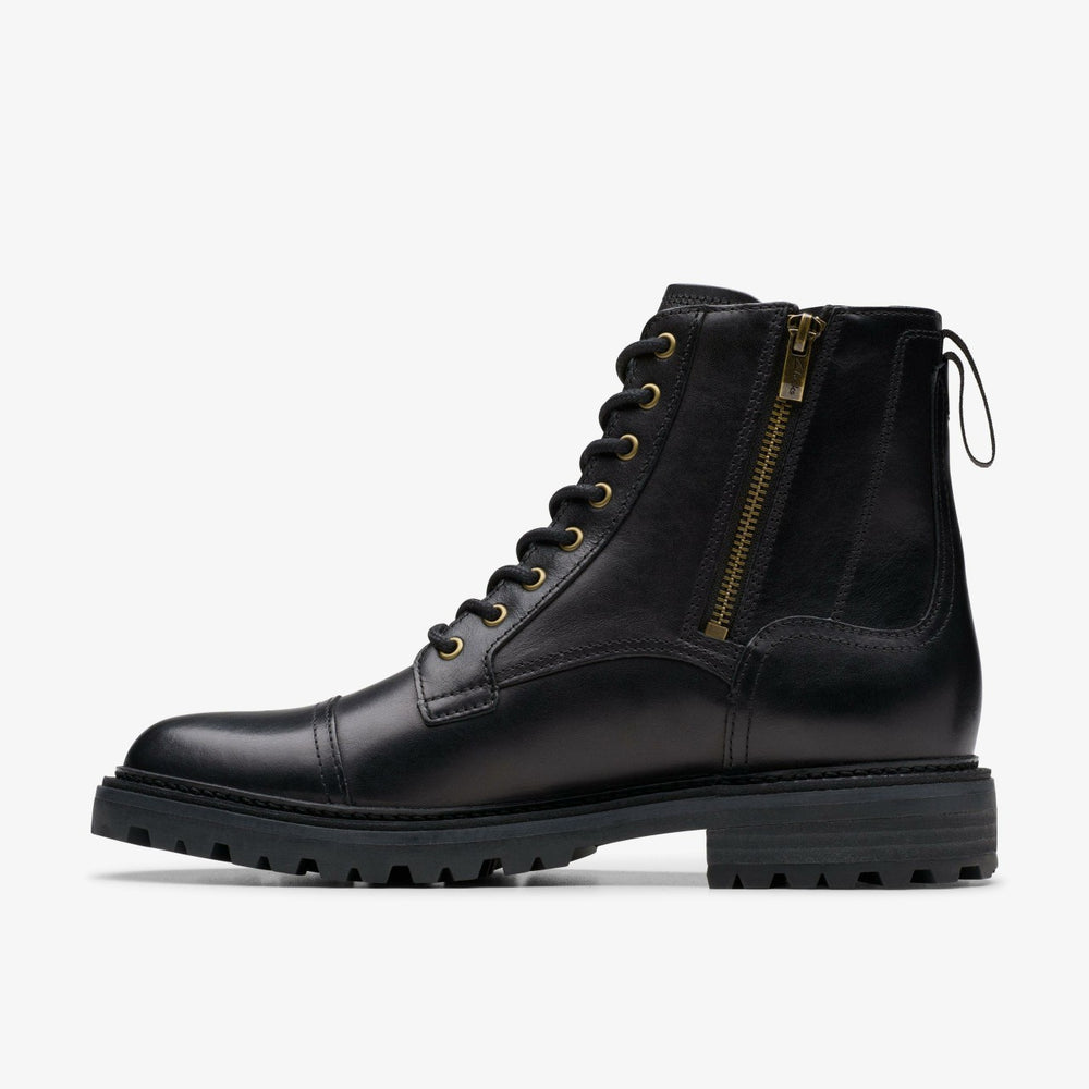 Clarkridge Hi Black Leather | Clarks for sale - Men