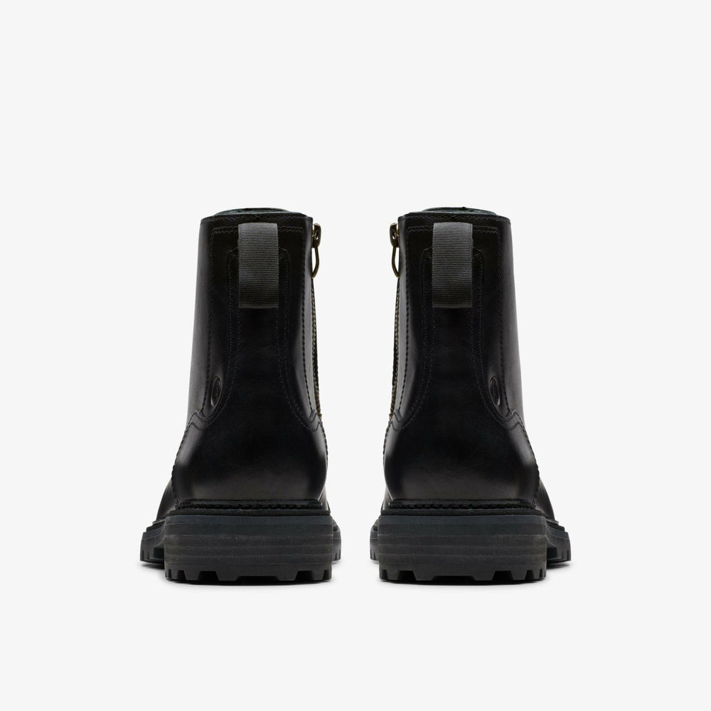 Clarkridge Hi Black Leather | Clarks for sale - Men
