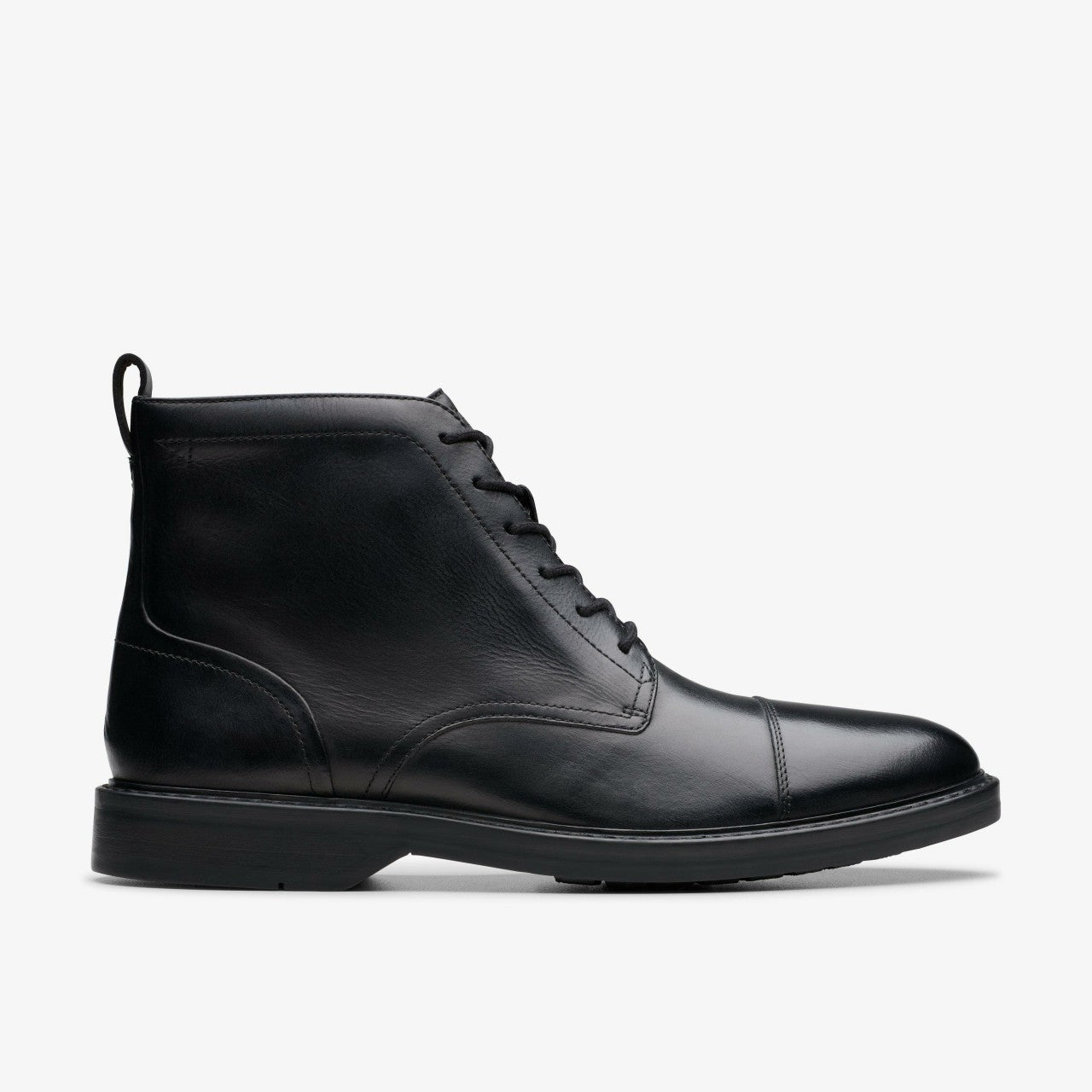 Aldwin Cap Black Leather | Clarks for sale - Men