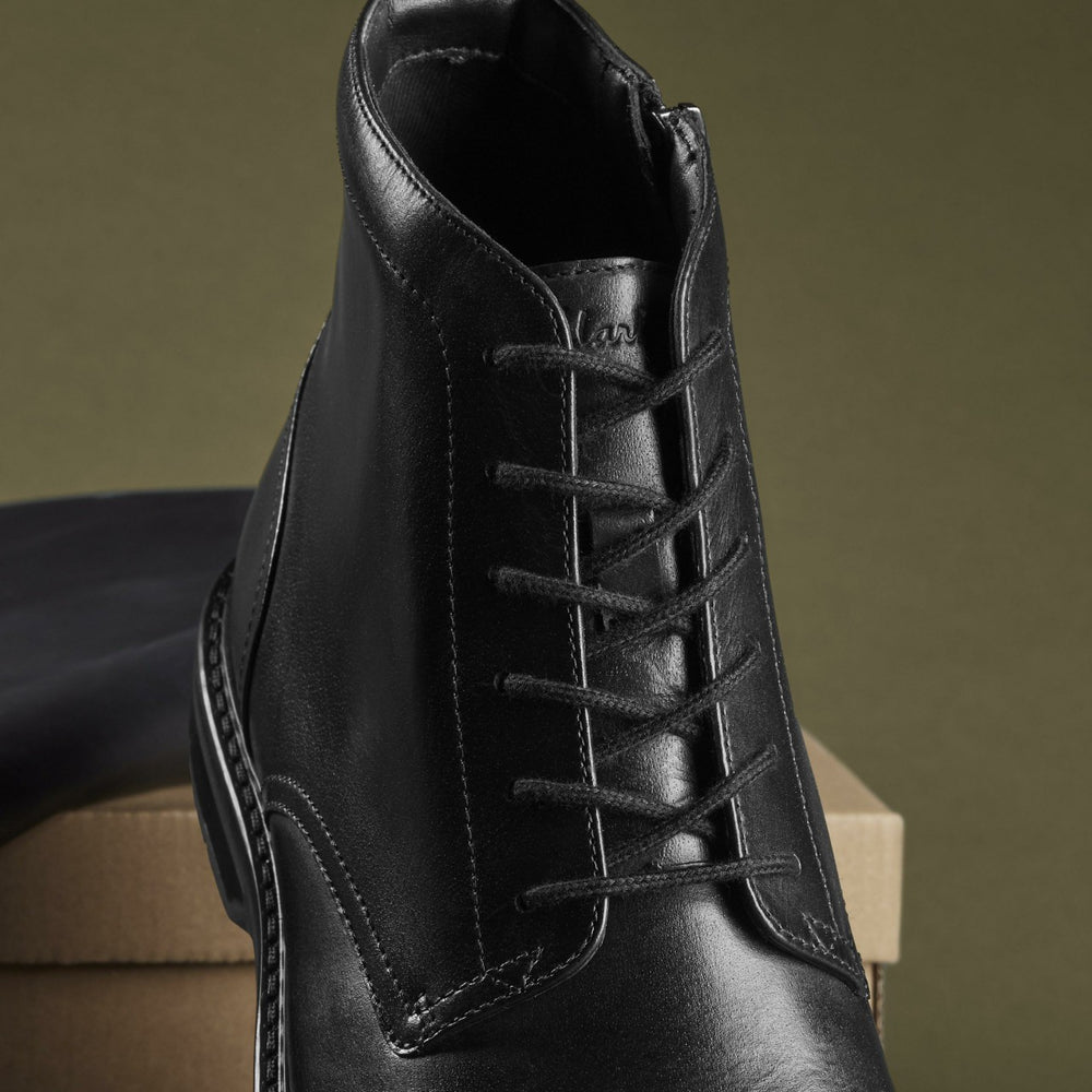 Aldwin Cap Black Leather | Clarks for sale - Men