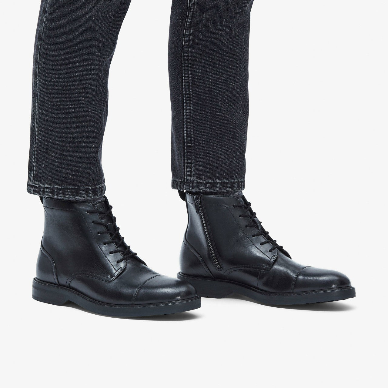 Aldwin Cap Black Leather | Clarks for sale - Men