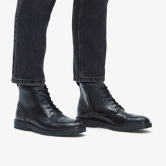 Aldwin Cap Black Leather | Clarks for sale - Men