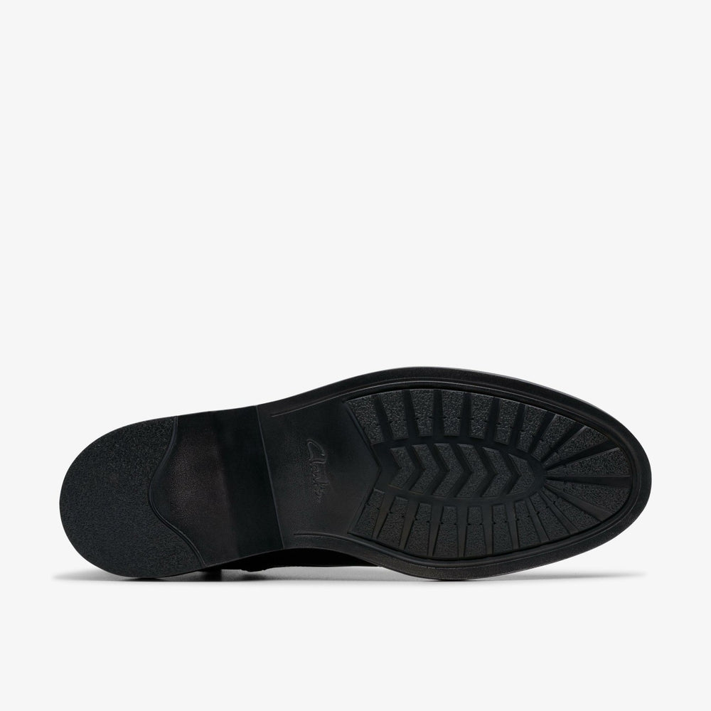 Aldwin Cap Black Leather | Clarks for sale - Men