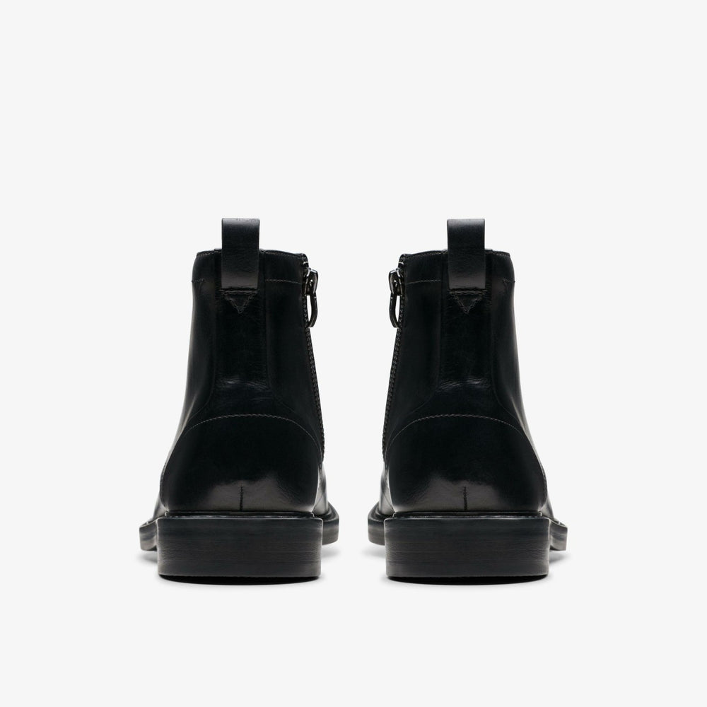 Aldwin Cap Black Leather | Clarks for sale - Men