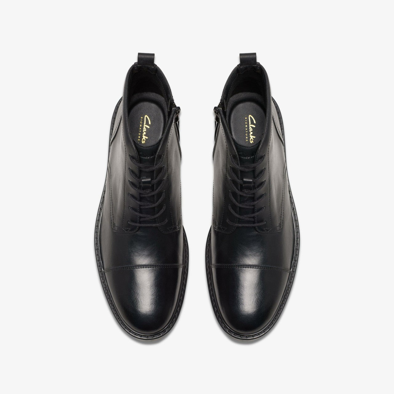 Aldwin Cap Black Leather | Clarks for sale - Men
