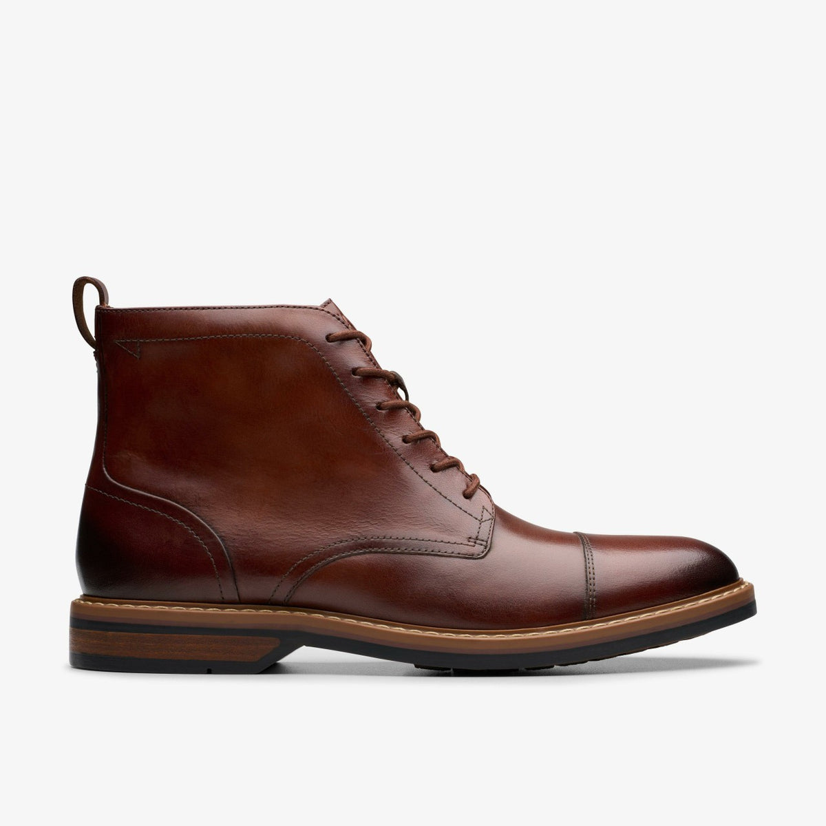 Aldwin Cap Mid Tan Leather | Clarks Sale - Men