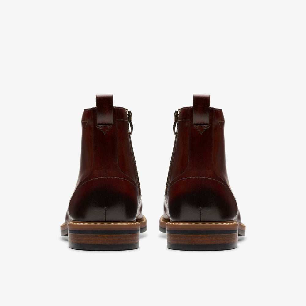 Aldwin Cap Mid Tan Leather | Clarks Sale - Men