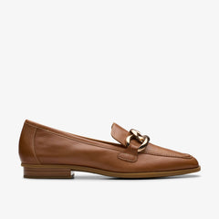 Sarafyna Iris Loafer Tan Leather | Clarks online - Women