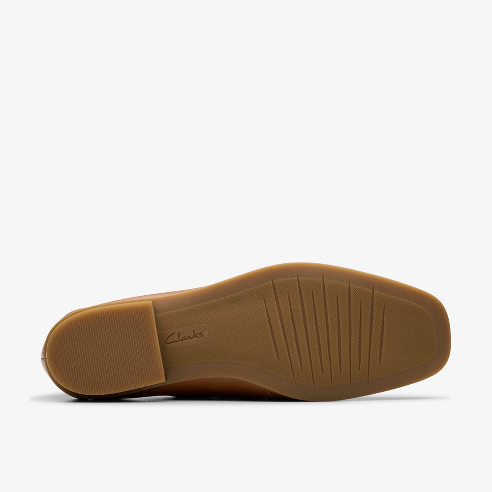 Sarafyna Iris Loafer Tan Leather | Clarks online - Women