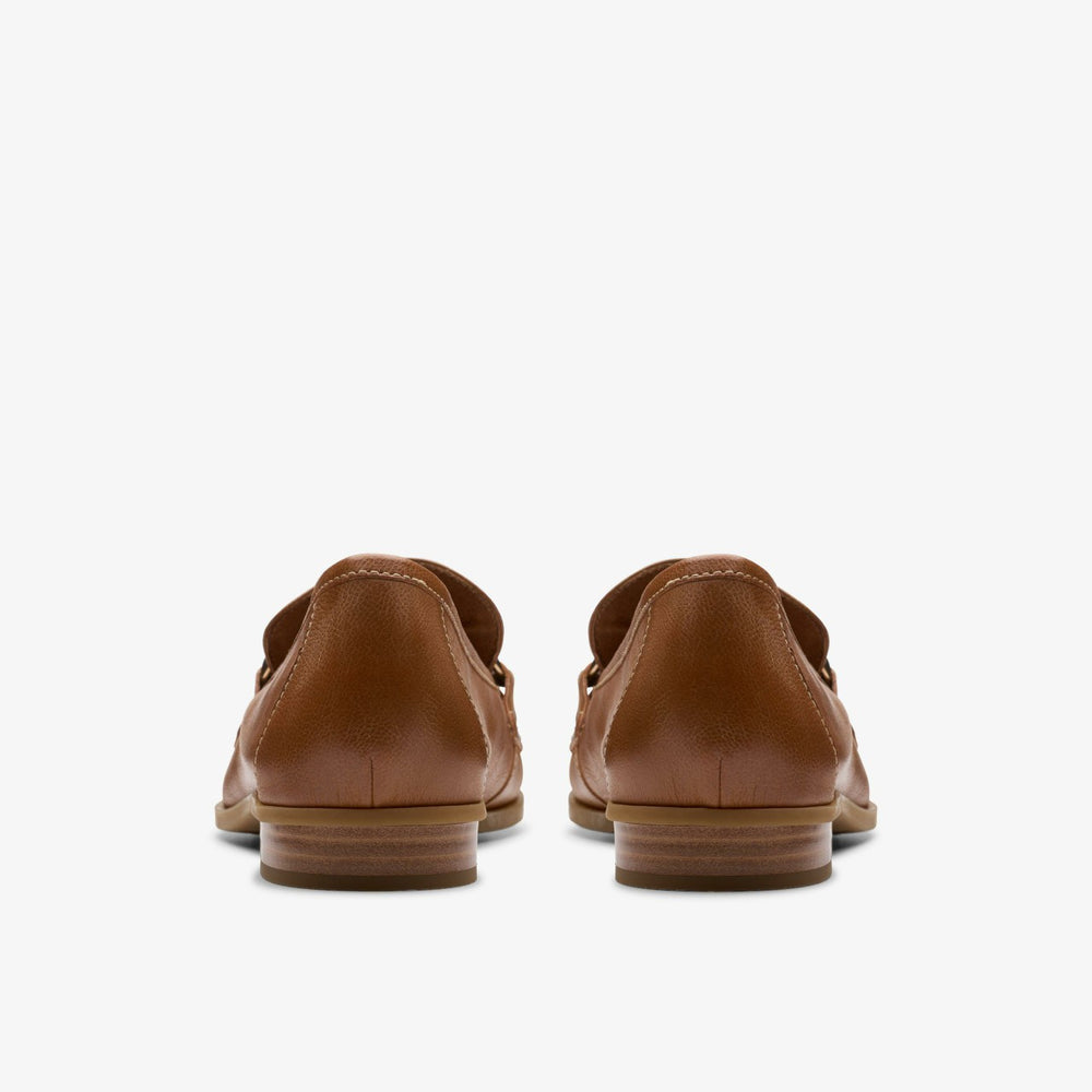 Sarafyna Iris Loafer Tan Leather | Clarks online - Women