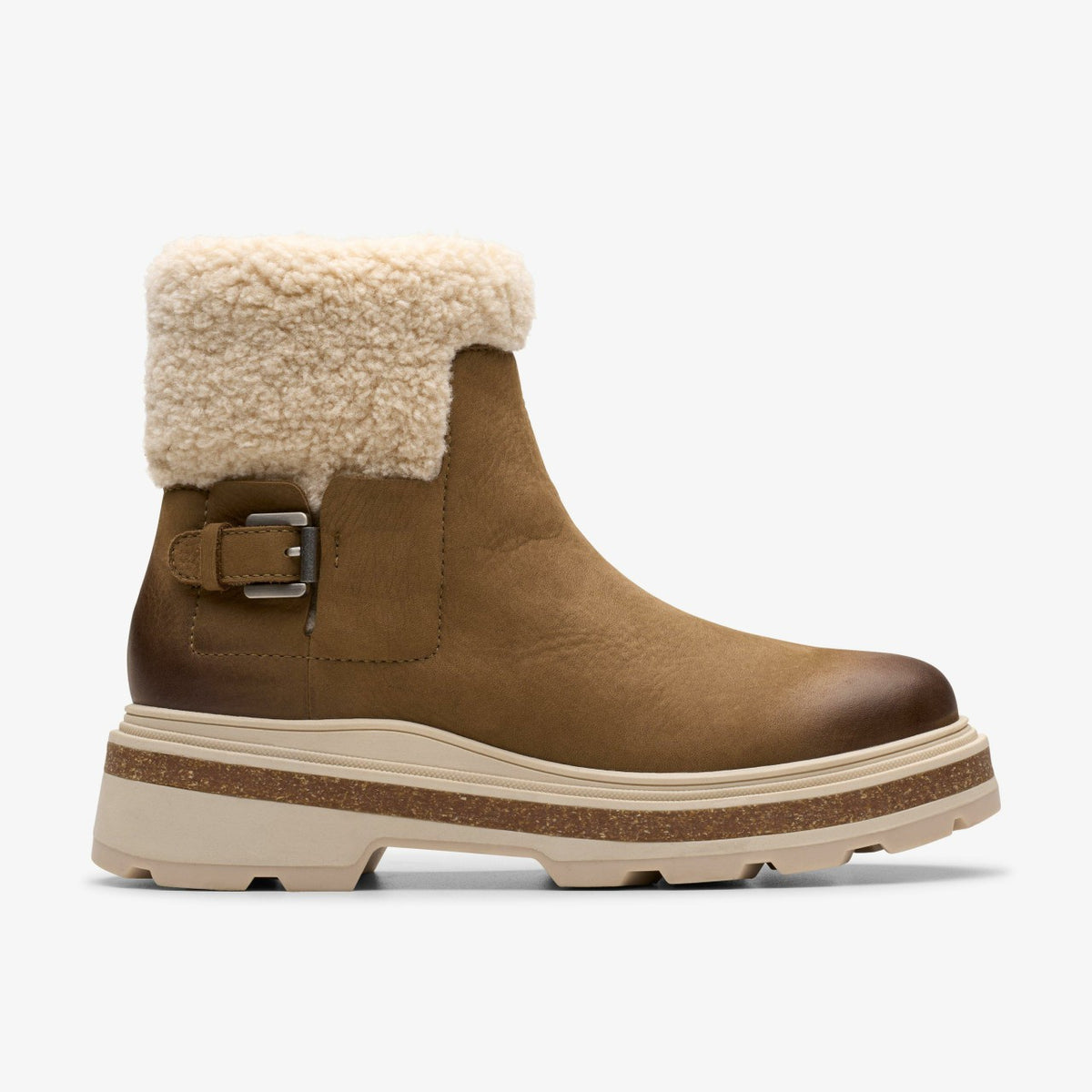 Hencroft Madi Waterproof Dark Sand Warmlined | Clarks on Sale - Women