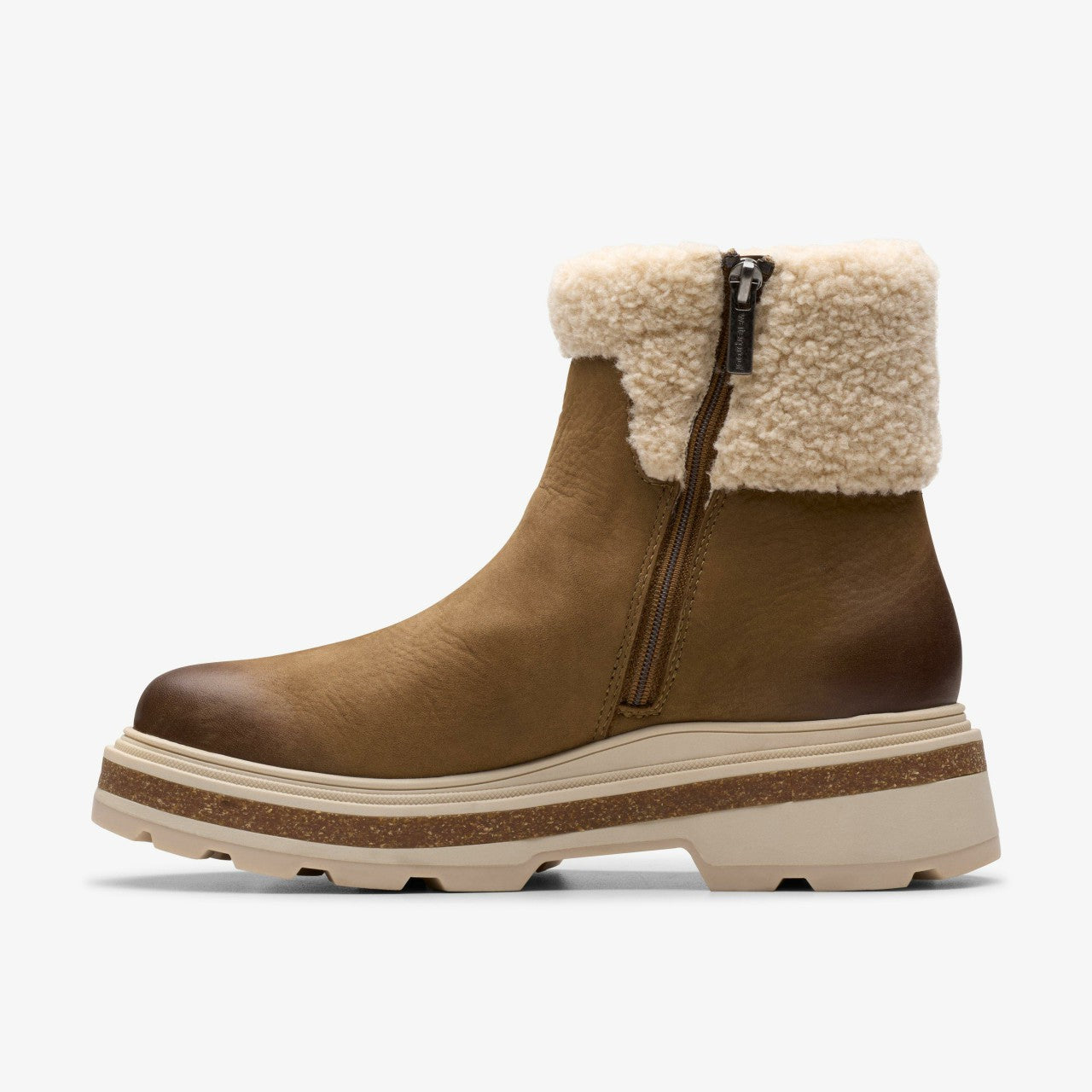 Hencroft Madi Waterproof Dark Sand Warmlined | Clarks on Sale - Women
