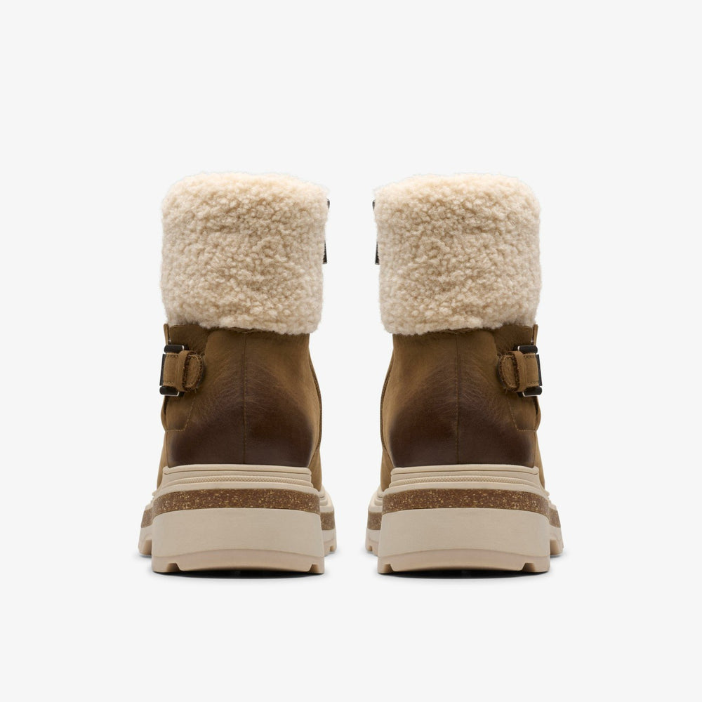 Hencroft Madi Waterproof Dark Sand Warmlined | Clarks on Sale - Women