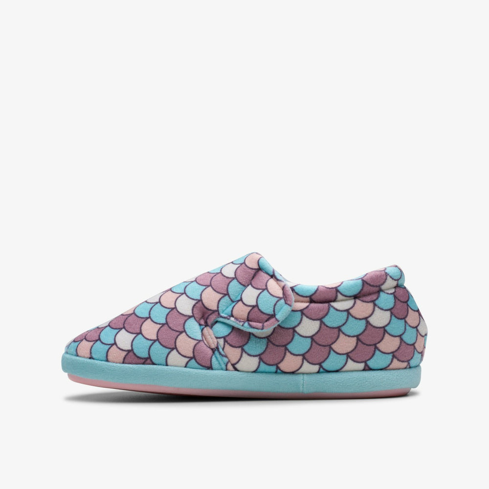 Fluffy Snug Kid Pink Multicolour | Clarks on Sale - Kids
