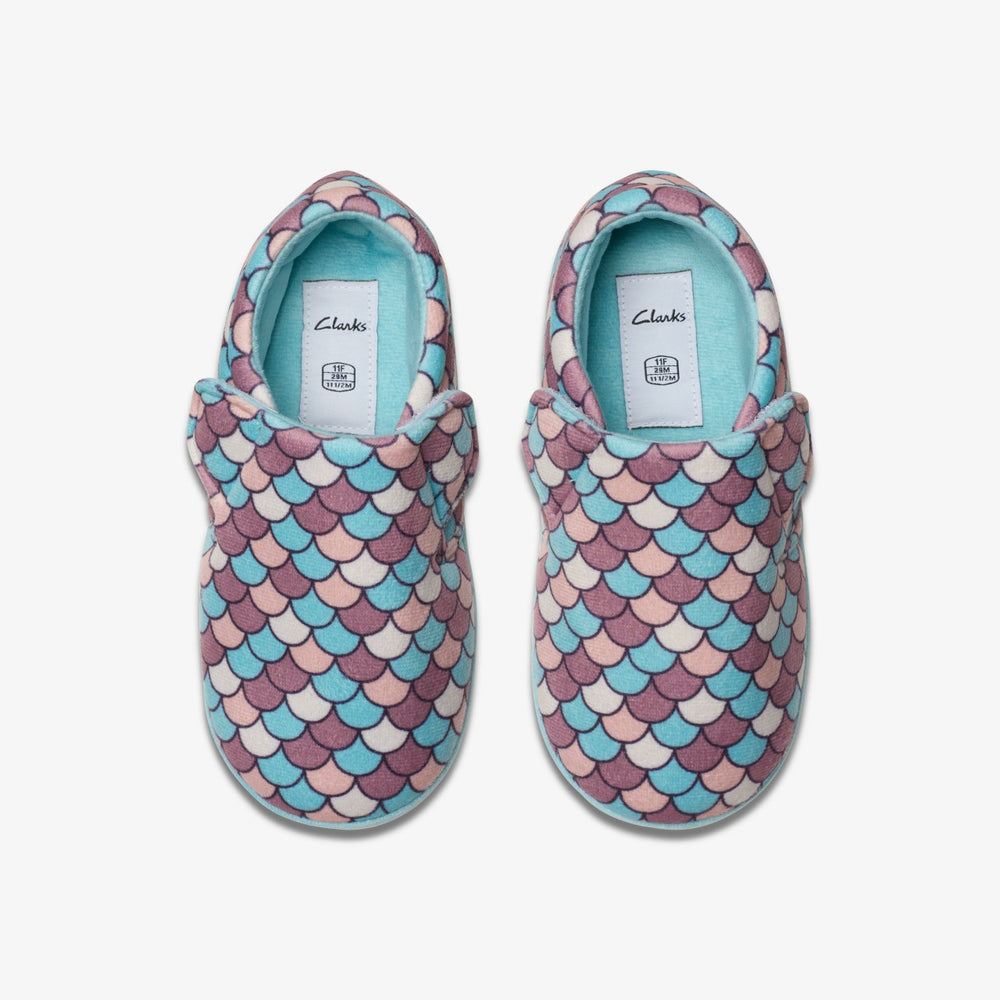 Fluffy Snug Kid Pink Multicolour | Clarks on Sale - Kids
