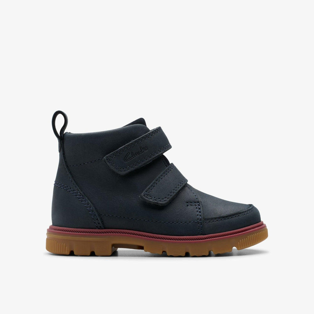 Lorcam Hi Toddler Navy | Clarks discount - Kids