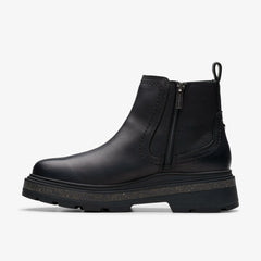 Hencroft Step Waterproof Black Leather | Clarks on Sale - Women