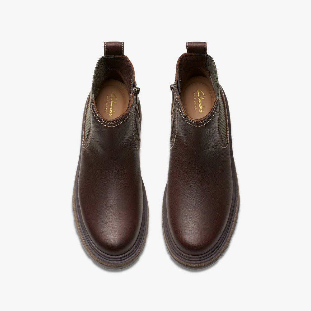Hencroft Step Waterproof Brown Leather | Clarks for sale - Women