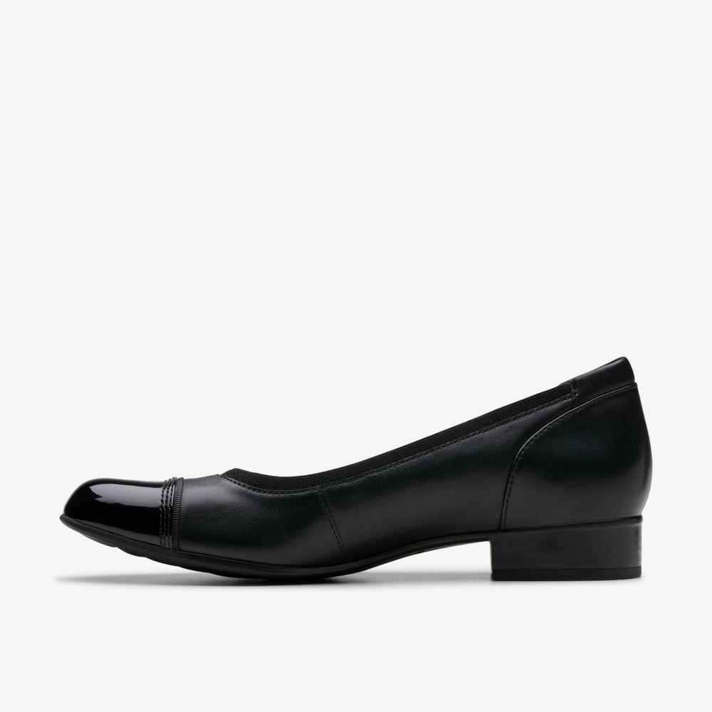 Krystine May Black Leather | Clarks discount - Women