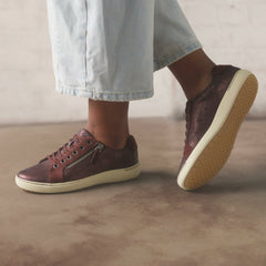 Nalle Lace Wine Interest Leather | Clarks Sale - Women