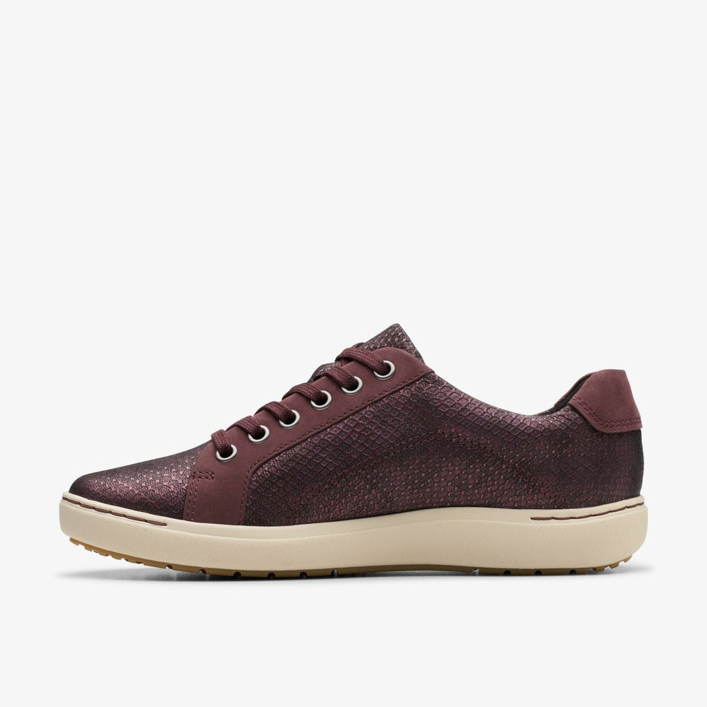Nalle Lace Wine Interest Leather | Clarks Sale - Women