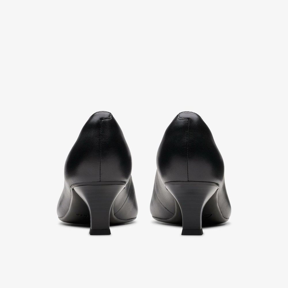Kepley Vine Black Leather | Clarks Sale - Women
