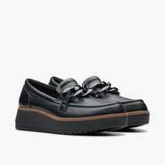 Zylah May Black Leather | Clarks on Sale - Women